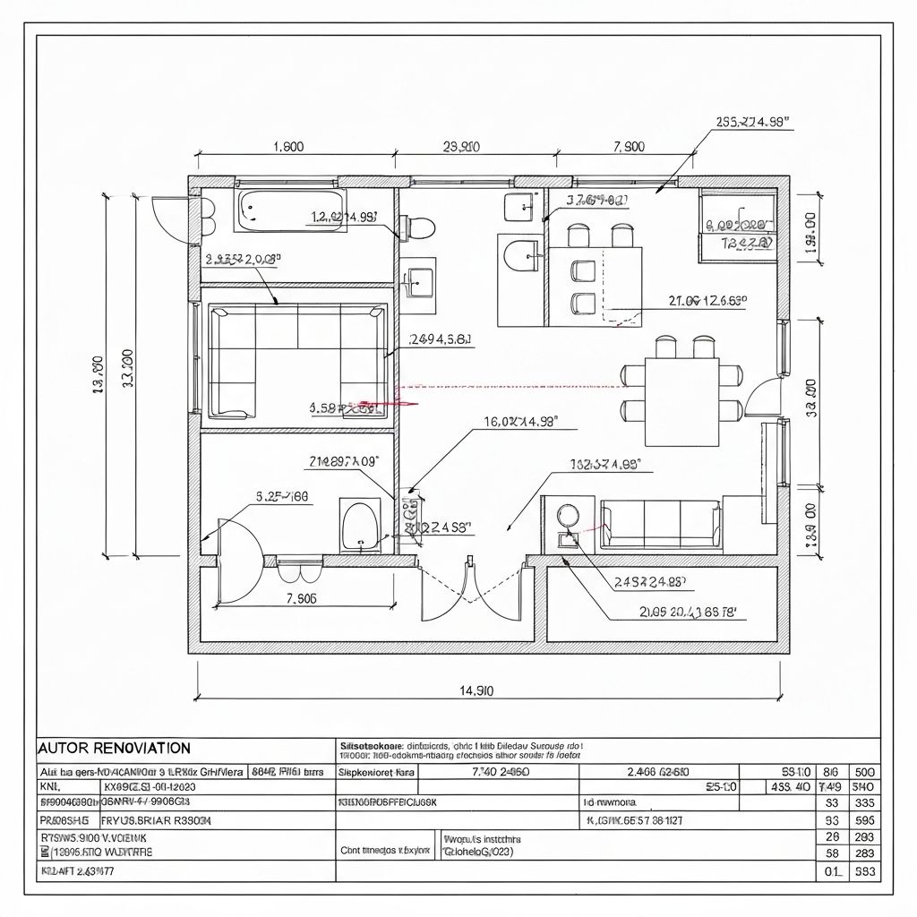 Plano acotado detallado - Levantamiento de planos profesional AutoCAD